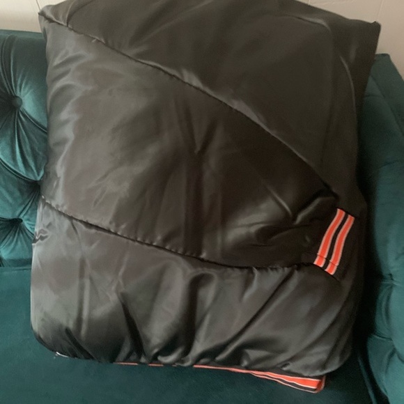 Majestic Baltimore Orioles Bomber Jacket Pillow Handmade - Picture 2 of 2